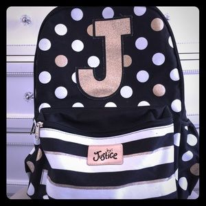 Initial “J” Backpack